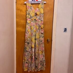 INC International Concepts Maxi Sleeveless Floral Dress